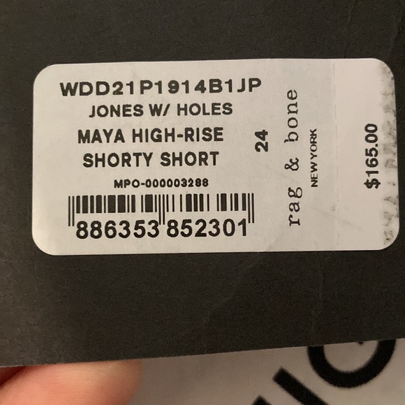 NWT Rag & Bone Maya High-Rise Short – Jones Color - Picture 8 of 8